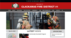 Desktop Screenshot of clackamasfire.com